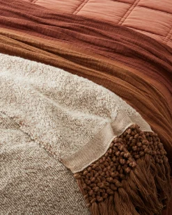 VND7018 Makerspalm, LLC Adobe Essential Tassel Throw