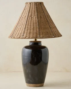 VND6475 StyleCraft Home Collection Amalia Table Lamp with Woven Shade