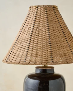 VND6475 StyleCraft Home Collection Amalia Table Lamp with Woven Shade