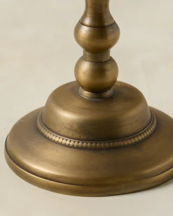 VND8923 HOME DÉCOR Anna Antique Brass Taper Holder