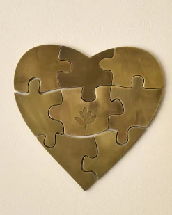 VND7371 True Home Decor Pvt Ltd Antique Brass Decorative Puzzle
