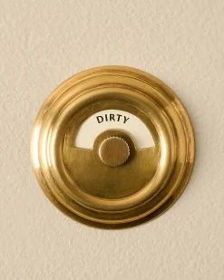 VND6624 GULATI EXPORTS Antique Brass Dishwasher Marker