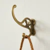 VND7372 ACUBE KRAFT PVT LTD Antique Brass Floral Hook