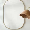VND6561 FUJIAN BESTBUY ARTS&CRAFTS CO.,LTD. Antique Brass Luna Mirror