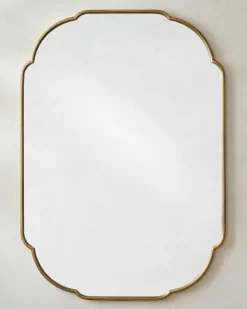 VND6561 FUJIAN BESTBUY ARTS&CRAFTS CO.,LTD. Antique Brass Luna Mirror