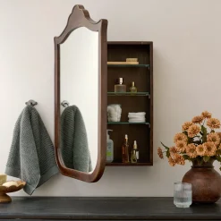 VND8329 Craftmachine India Pvt Ltd Antiqued Inez Medicine Cabinet