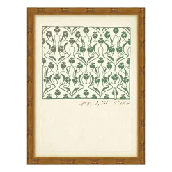 VND6140 Art Headquarters LLC Antique Floral Block Print No.8