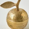 VND6624 GULATI EXPORTS Antique Inspired Brass Apple Box