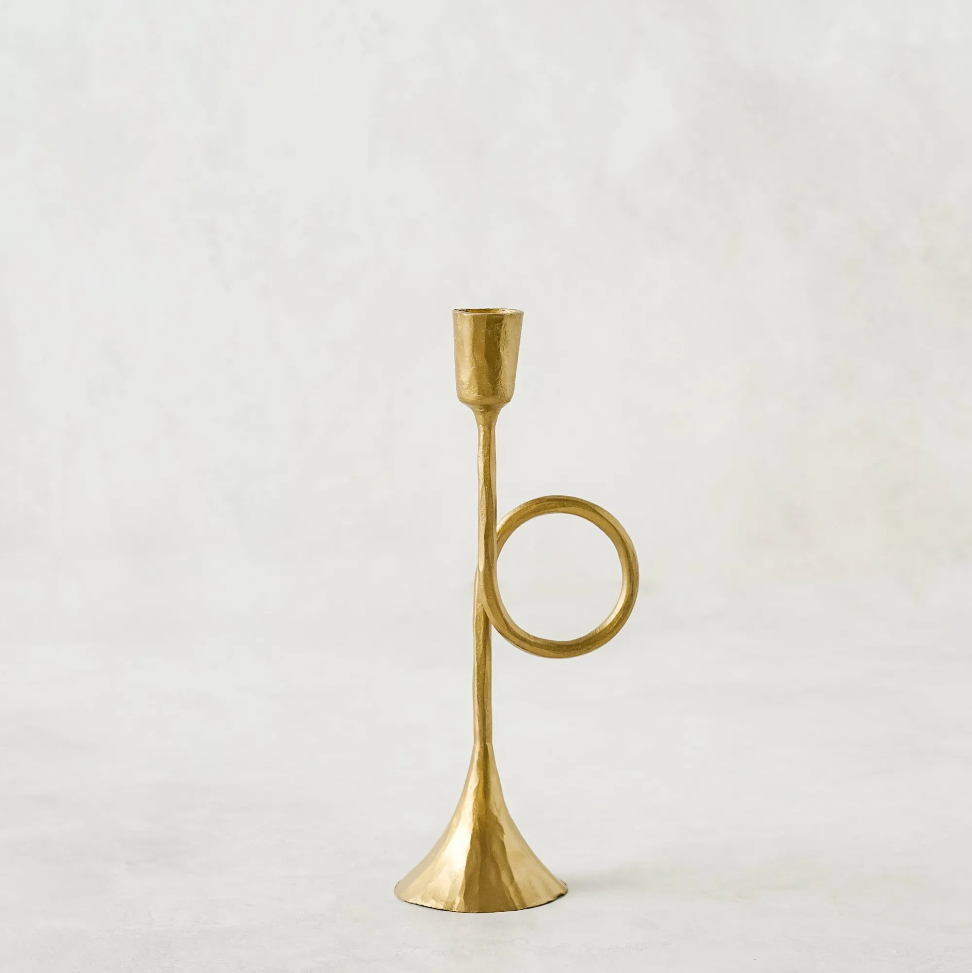 VND0164 Creative Co-op Inc Antique Inspired Trumpet Taper Holder