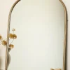 VND6561 FUJIAN BESTBUY ARTS&CRAFTS CO.,LTD. Archer Brass Metal Framed Mirror