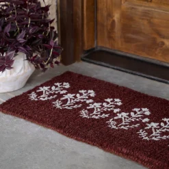 VND0164 Creative Co-op Inc Aspen Floral Doormat