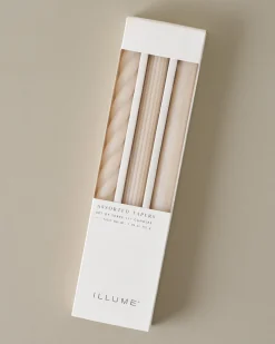 VND2713 Illume Assorted Cream Taper Candle Set