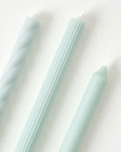 VND2713 Illume Assorted Light Blue Taper Candle Set