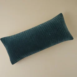 VND8328 FA HOME AND APPAREL PVT LTD Audrey Velvet Lumbar Pillow- Magical Forest