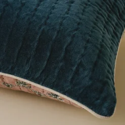 VND8328 FA HOME AND APPAREL PVT LTD Audrey Velvet Lumbar Pillow- Magical Forest