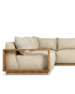 VND6200 Four Hands, LLC Augustine Outdoor Three-Piece Sectional