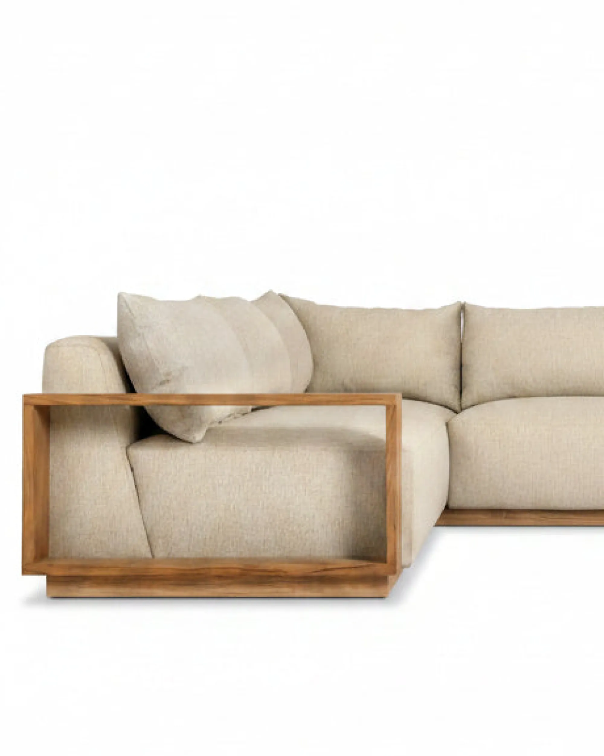 VND6200 Four Hands, LLC Augustine Outdoor Three-Piece Sectional