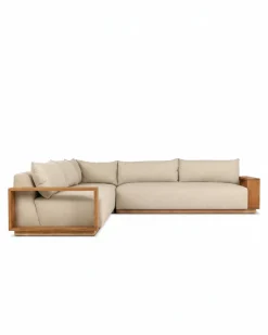VND6200 Four Hands, LLC Augustine Outdoor Three-Piece Sectional
