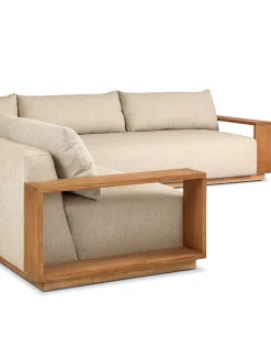 VND6200 Four Hands, LLC Augustine Outdoor Three-Piece Sectional