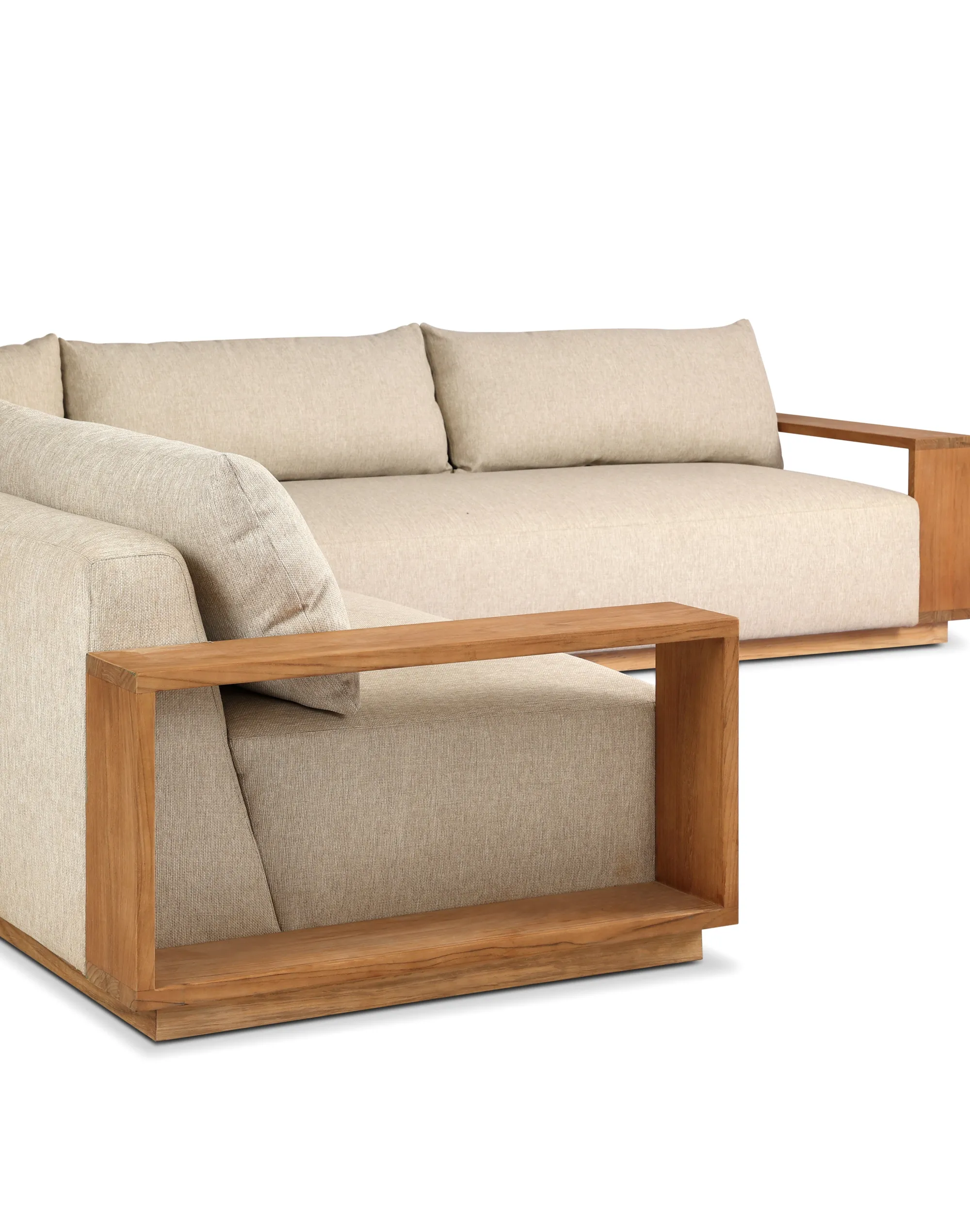 VND6200 Four Hands, LLC Augustine Outdoor Three-Piece Sectional