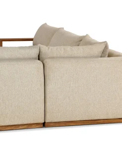 VND6200 Four Hands, LLC Augustine Outdoor Three-Piece Sectional