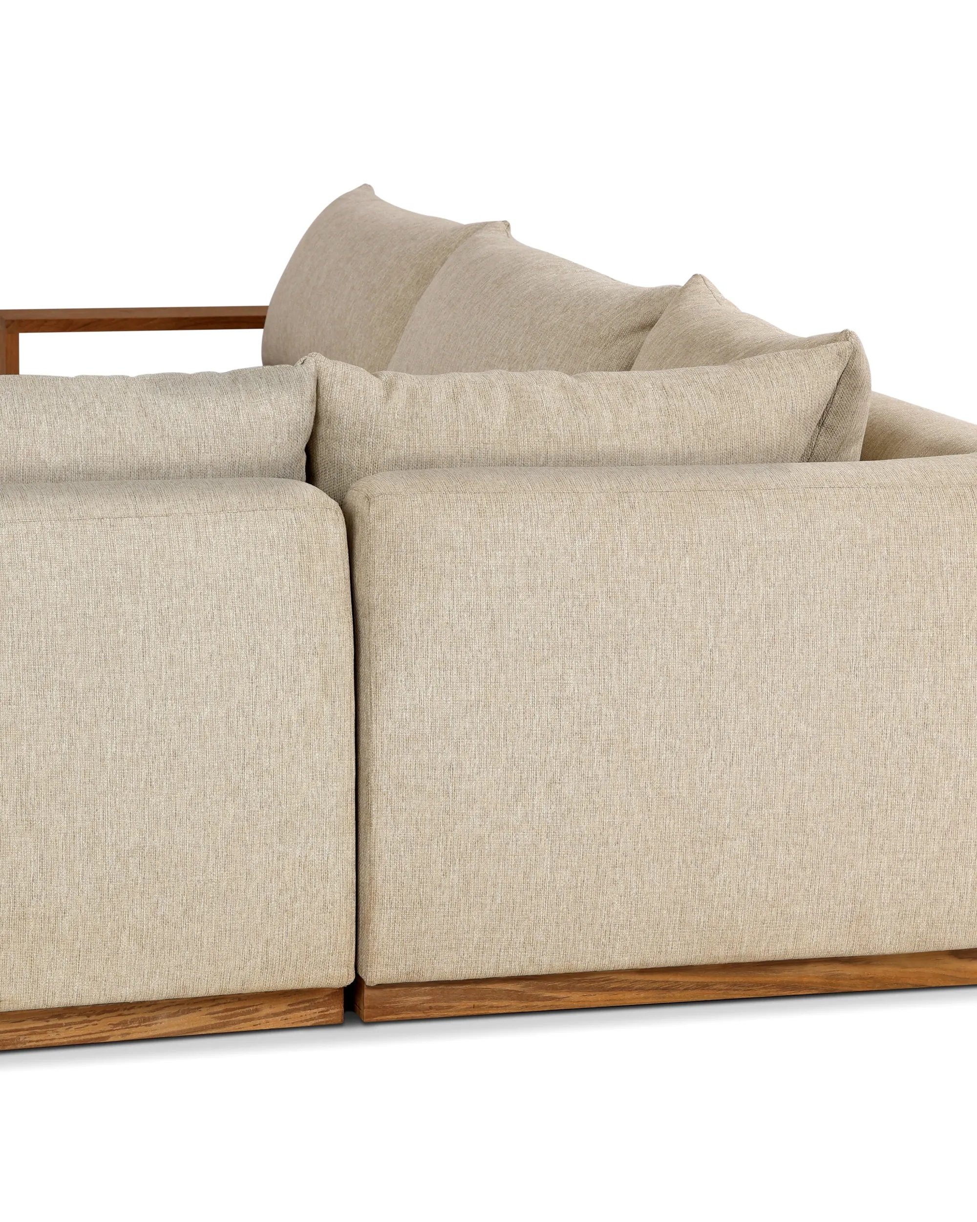 VND6200 Four Hands, LLC Augustine Outdoor Three-Piece Sectional