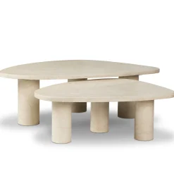 VND6200 Four Hands, LLC Aurora Marble Nesting Coffee Table