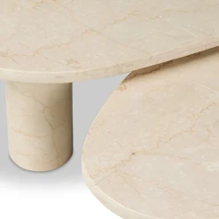 VND6200 Four Hands, LLC Aurora Marble Nesting Coffee Table