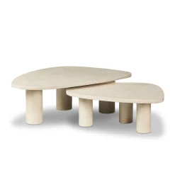 VND6200 Four Hands, LLC Aurora Marble Nesting Coffee Table