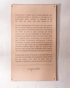 VND3296 Labworx Core, LLC Authenticity Leather Sign