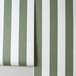 VND2730 York Wallcoverings Awning Stripe Wallpaper