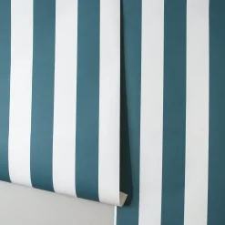 VND2730 York Wallcoverings Awning Stripe Wallpaper