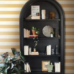 VND2730 York Wallcoverings Awning Stripe Wallpaper
