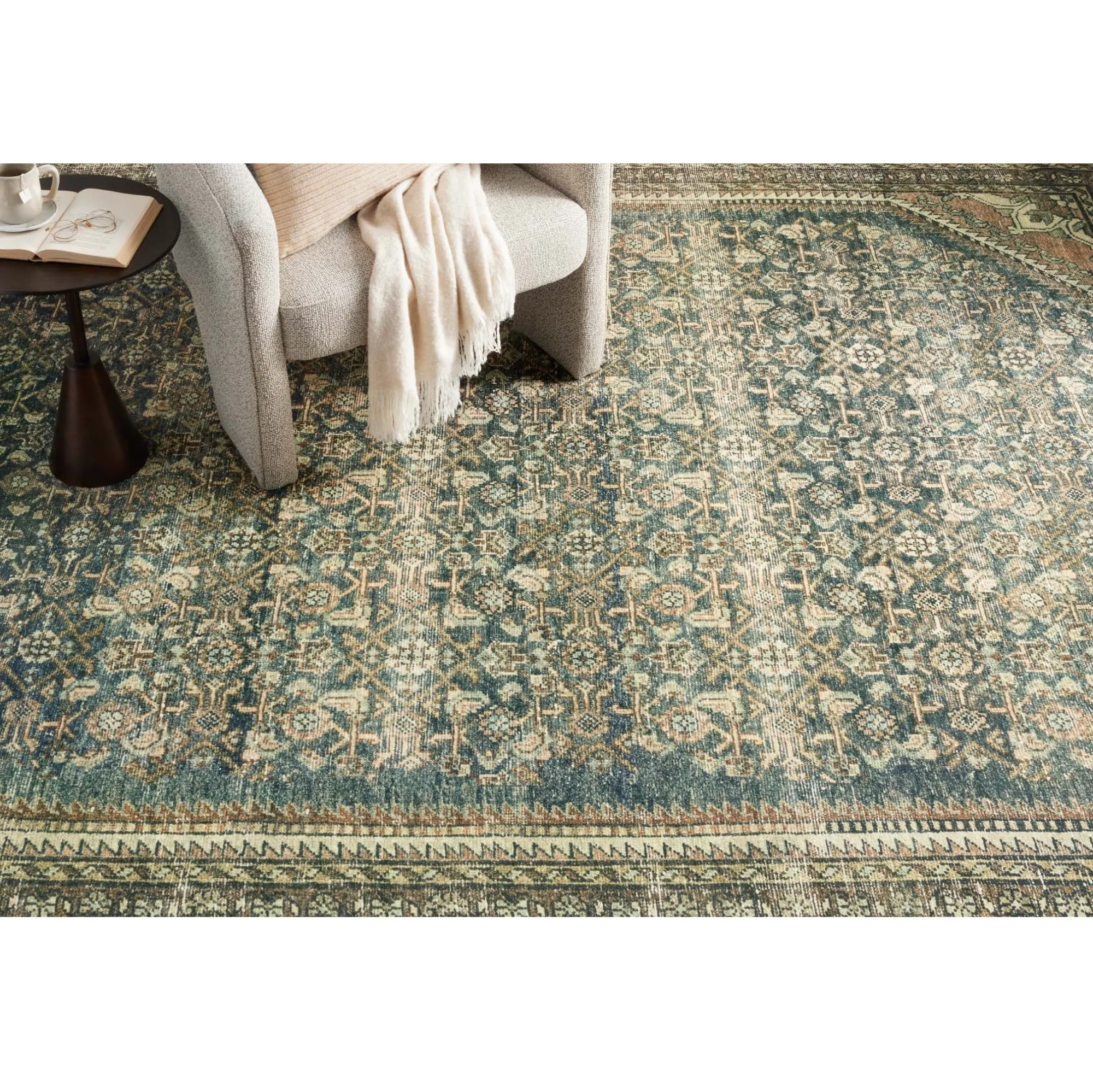VND0086 Loloi Inc Banks Denim Clay Rug