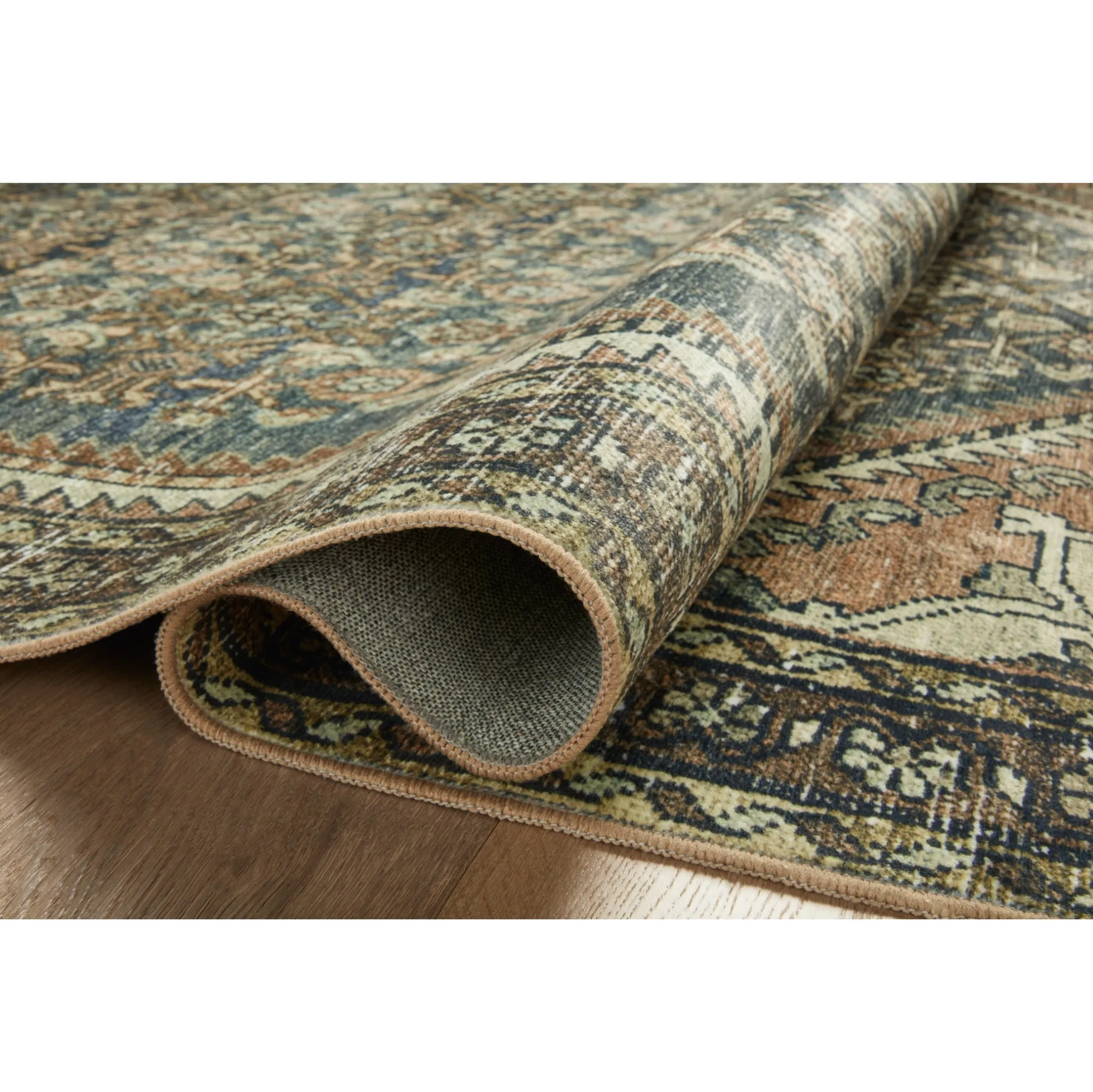 VND0086 Loloi Inc Banks Denim Clay Rug