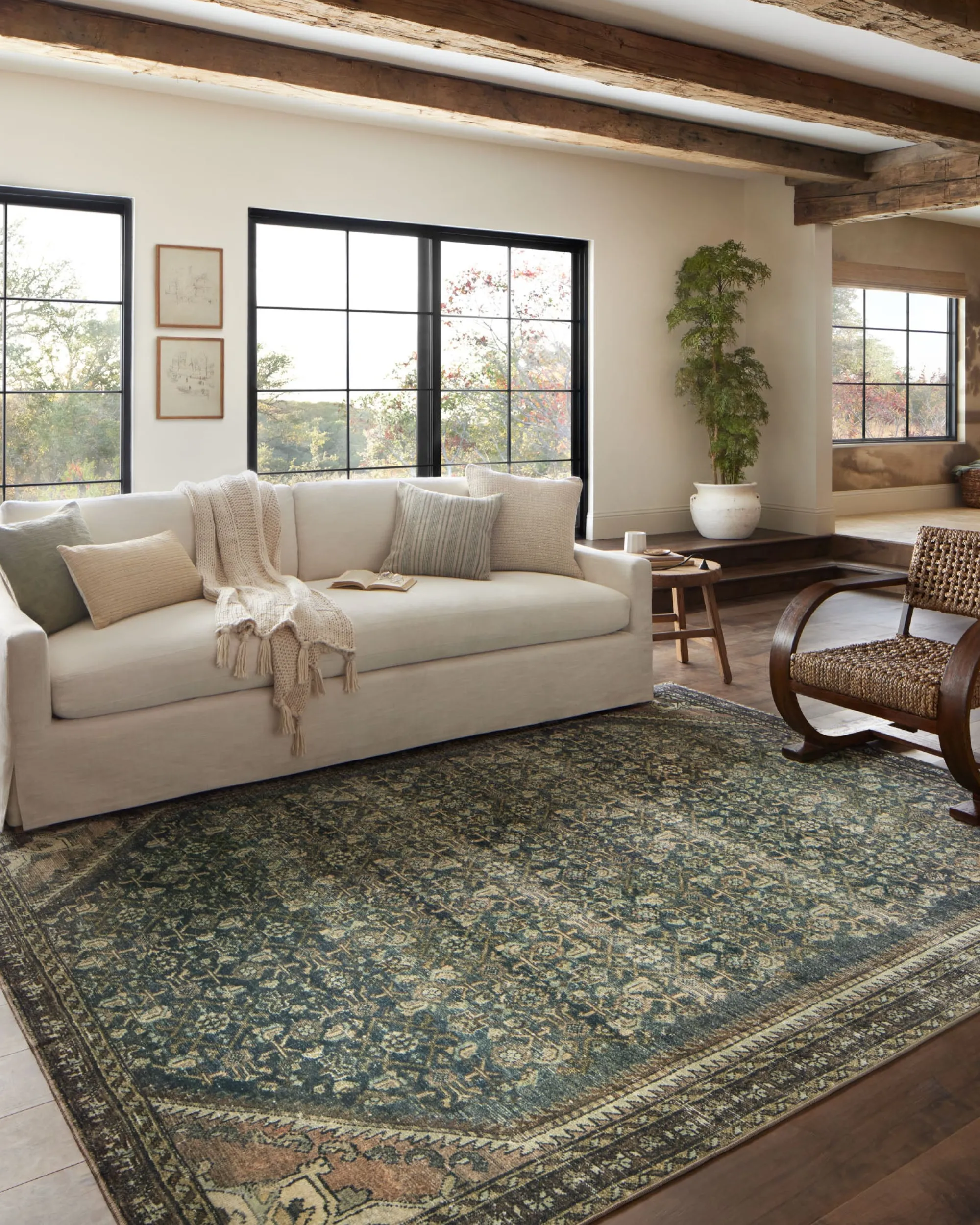VND0086 Loloi Inc Banks Denim Clay Rug