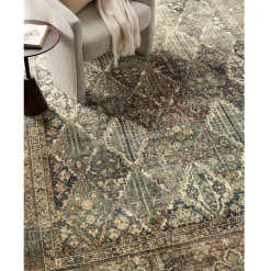 VND0086 Loloi Inc Banks Spice Blue Rug