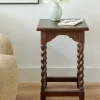 VND7974 Guru Creations Barley Twist Accent Table