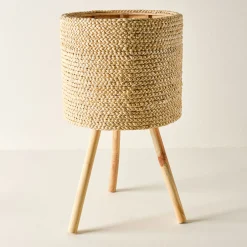 VND0092 Melrose International, LLC Bleached Woven Plant Stands