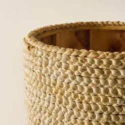 VND0092 Melrose International, LLC Bleached Woven Plant Stands