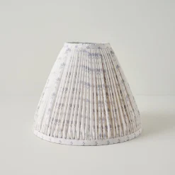 VND6475 StyleCraft Home Collection Blue Blockprint Shade