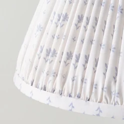 VND6475 StyleCraft Home Collection Blue Blockprint Shade