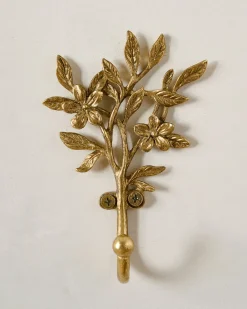 VND0207 Sullivan's Brass Blooms Wall Hook