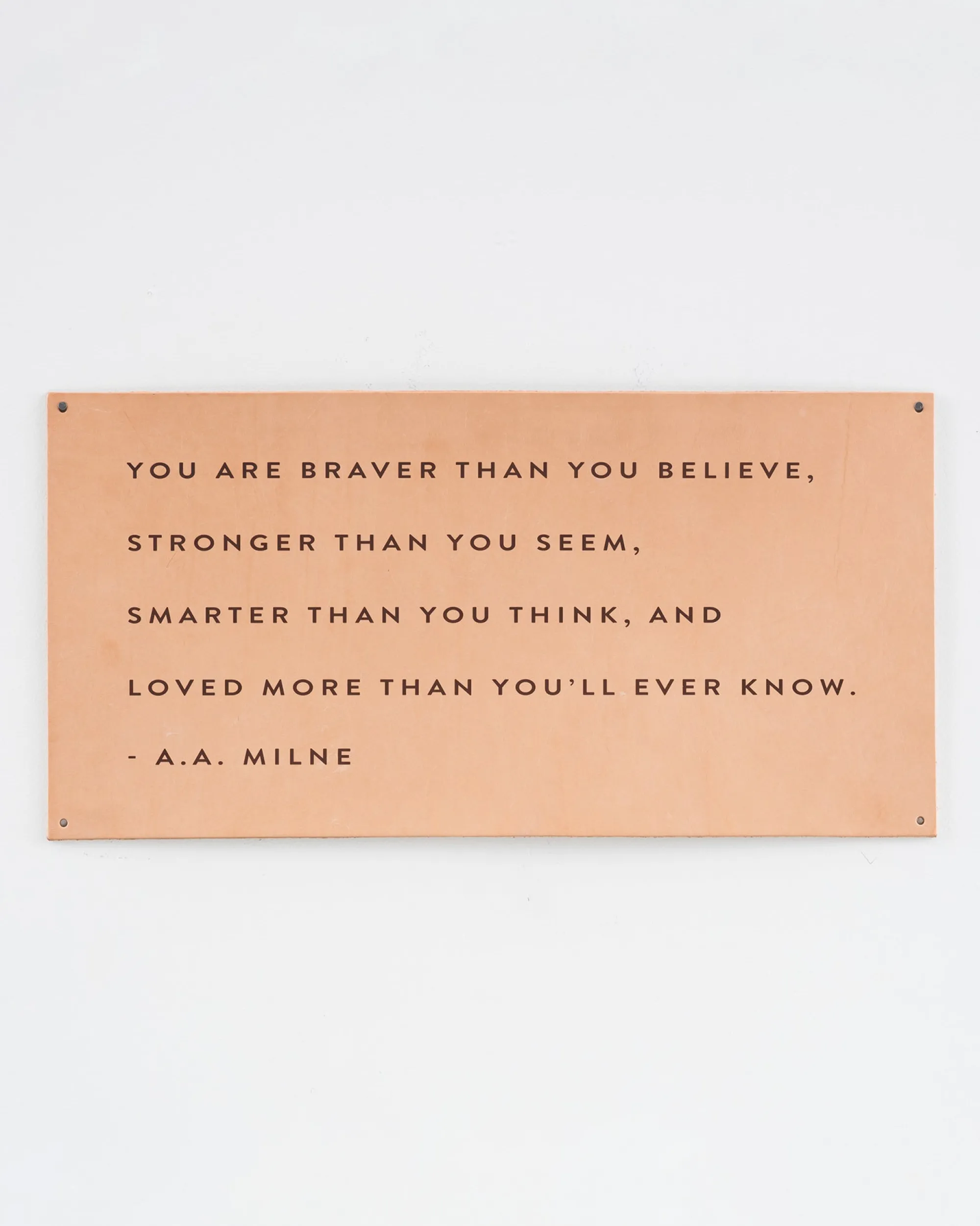 VND3296 Labworx Core, LLC Braver than Leather Sign