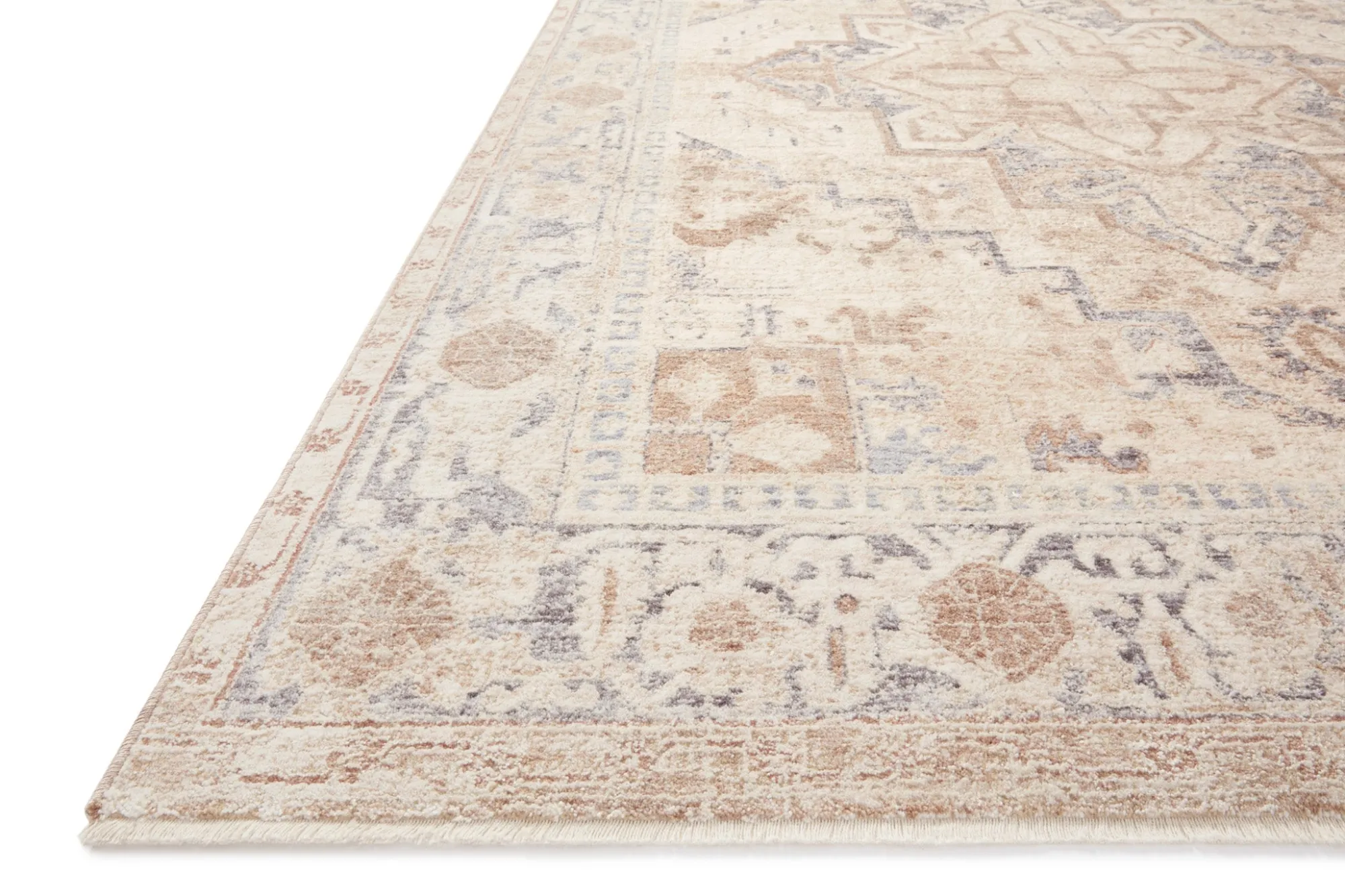 VND0086 Loloi Inc Carlisle Beige Slate Rug