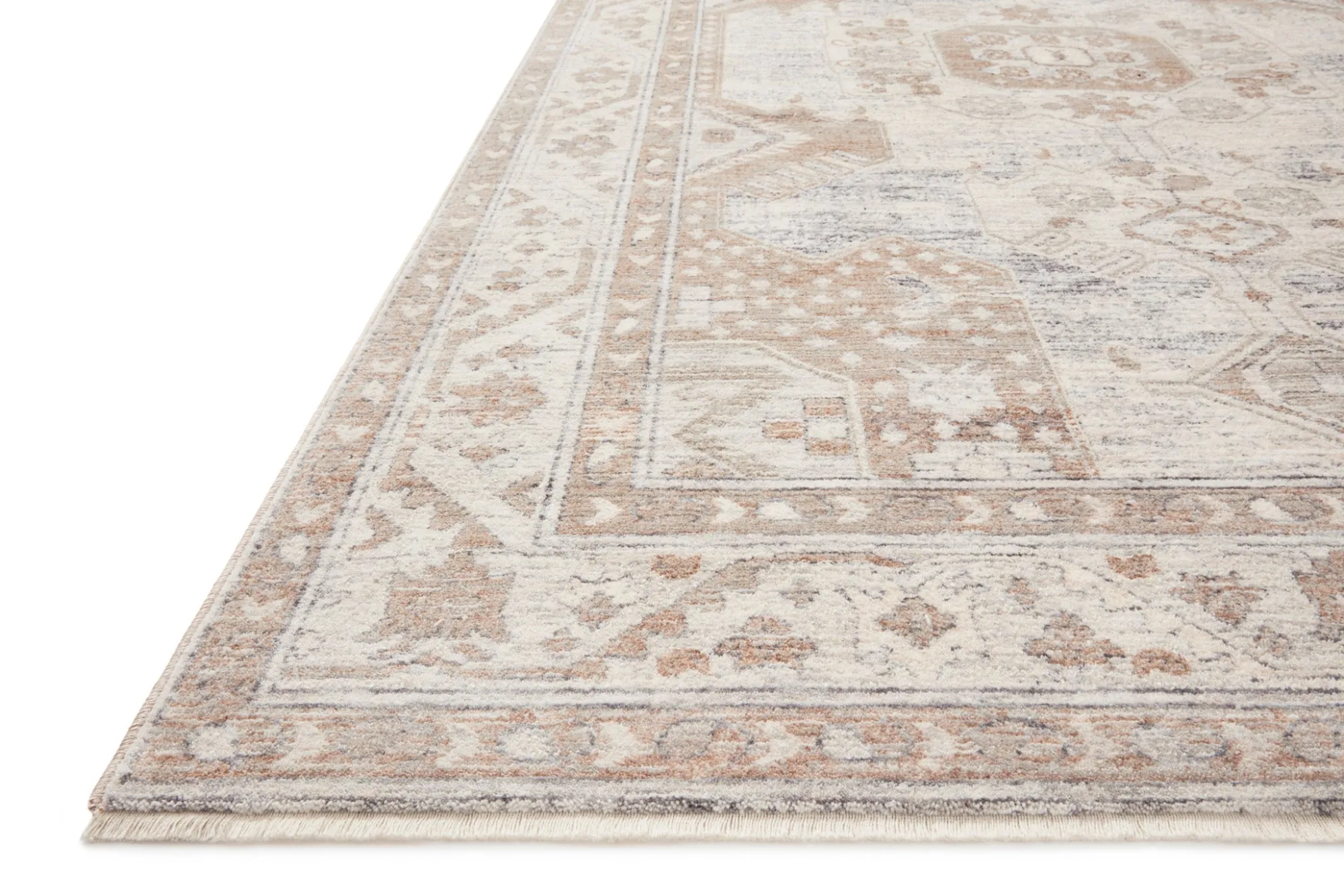 VND0086 Loloi Inc Carlisle Ivory Taupe Rug
