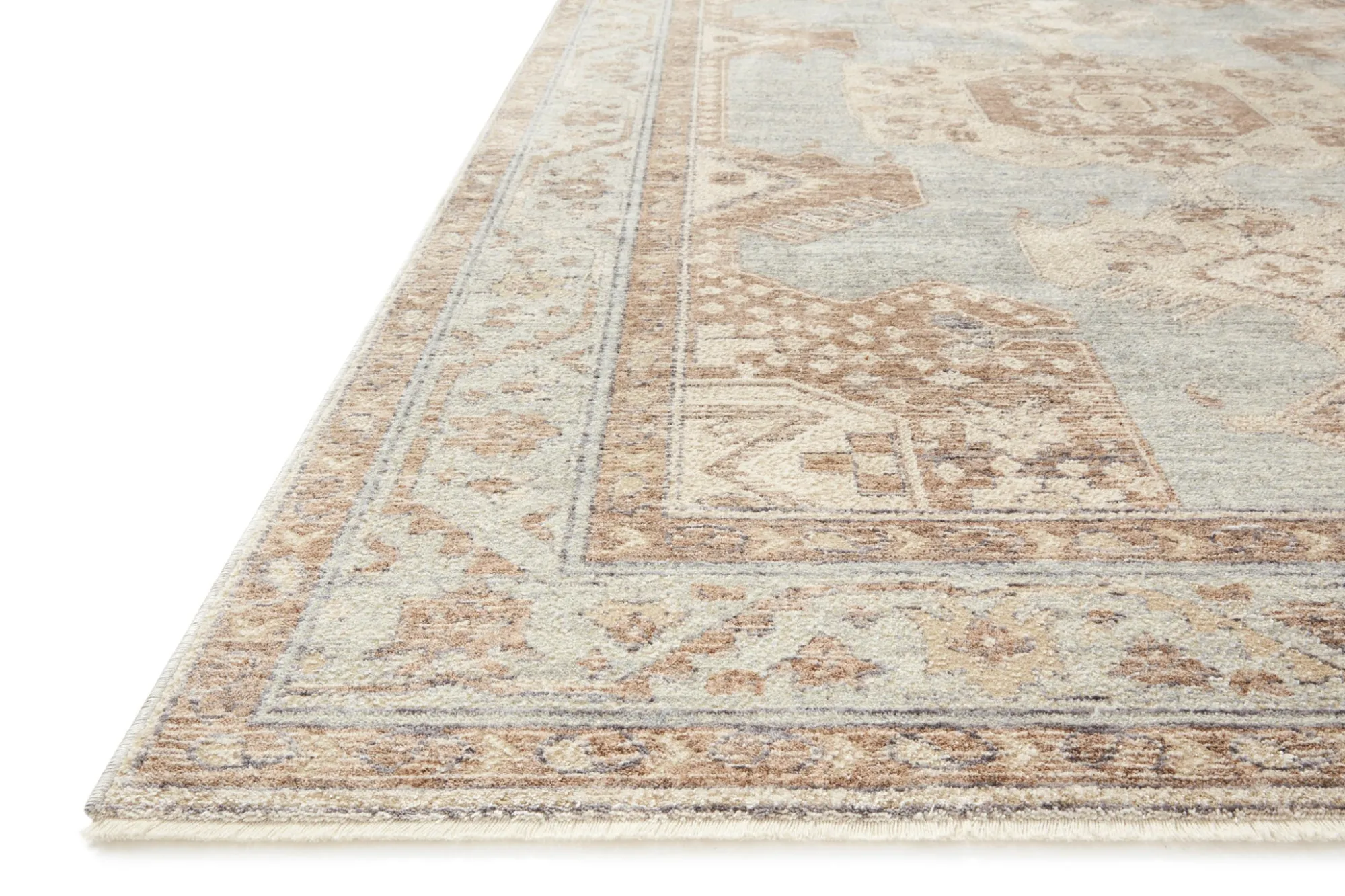 VND0086 Loloi Inc Carlisle Seafoam Taupe Rug
