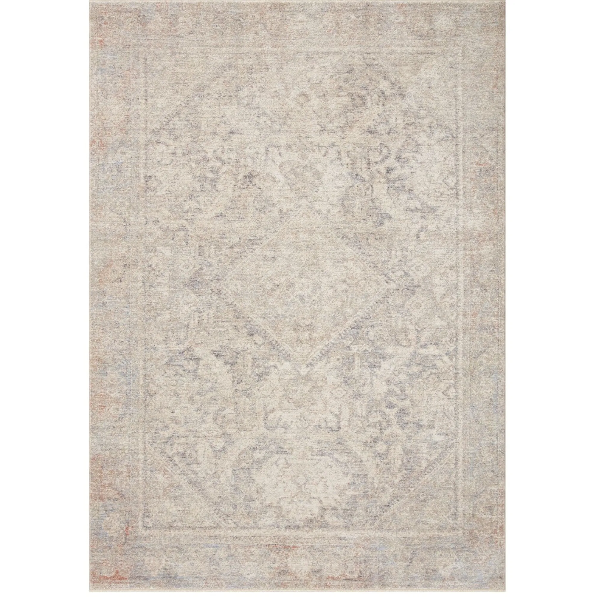VND0086 Loloi Inc Carlisle Slate Ivory Rug