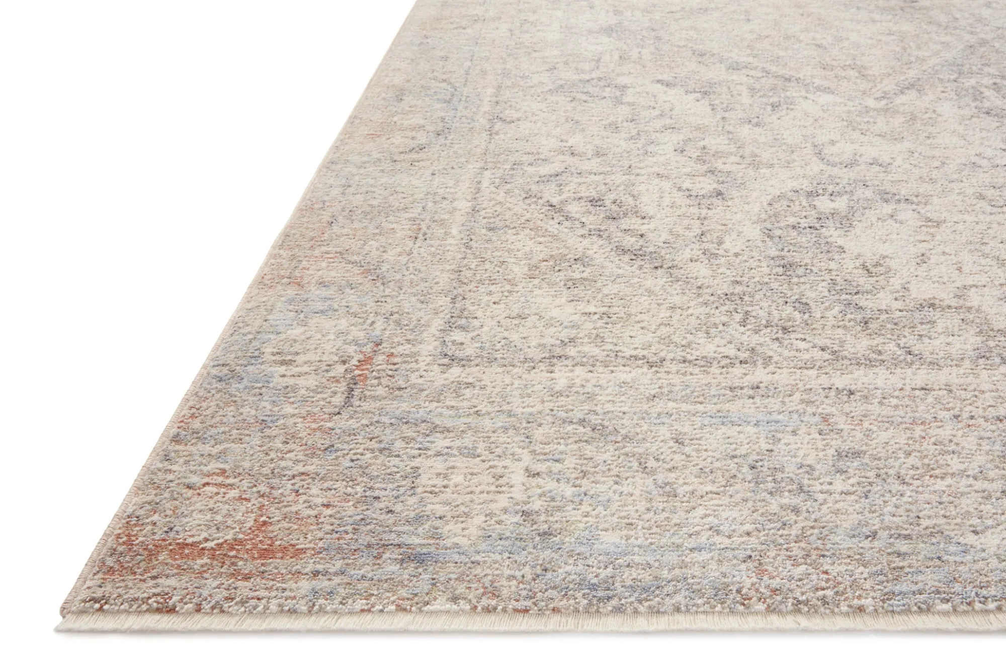 VND0086 Loloi Inc Carlisle Slate Ivory Rug