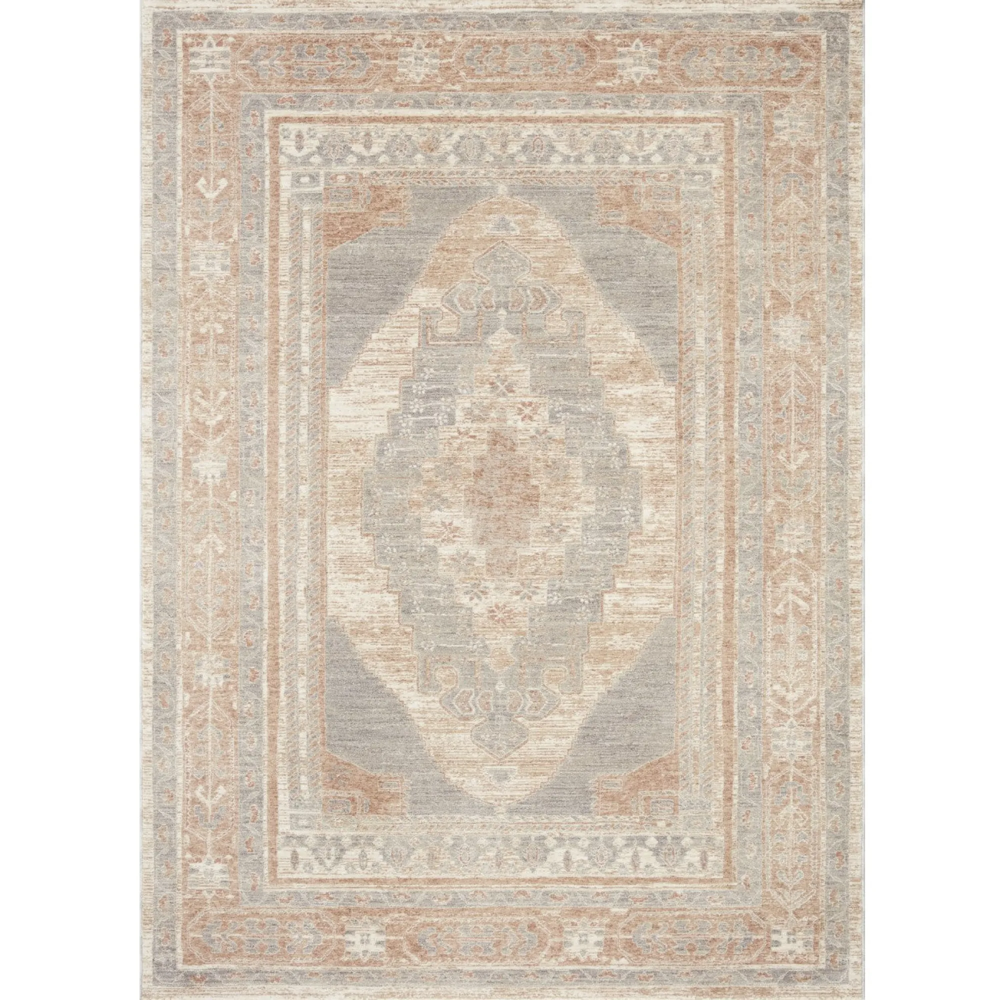 VND0086 Loloi Inc Carlisle Slate Taupe Rug